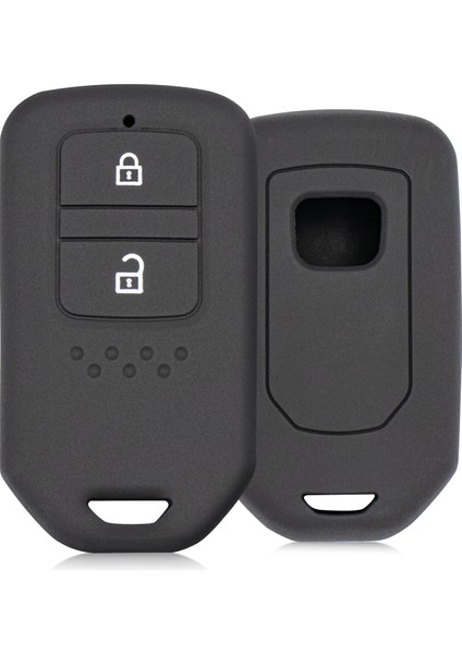 City Jazz 2 Buton Smart Silikon Anahtar Kılıfı - Siyah