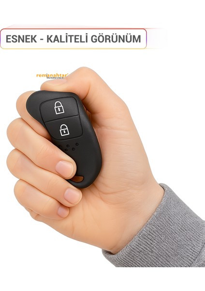 City Jazz 2 Buton Smart Silikon Anahtar Kılıfı - Siyah fiyatları