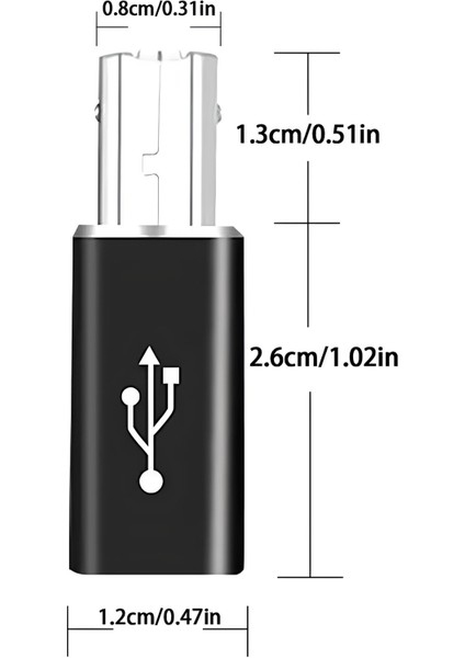 Type-C Dişi To Usb-B Erkek Yazıcı Dönüştürücü 🔄 Type-C To Printer Aparat Adaptör fiyatları