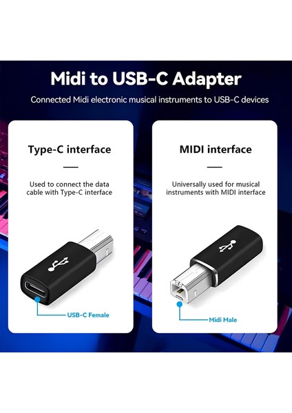 Type-C Dişi To Usb-B Erkek Yazıcı Dönüştürücü 🔄 Type-C To Printer Aparat Adaptör indirimleri