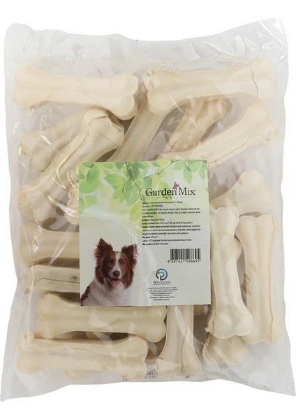 Sütlü Beyaz Press Kemik 4 40-45 Gr 10,5 Cm Köpek Kemiği 20Li Pak