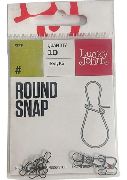 5113 Round Snap 10 Adet Suni Yem Klipsi