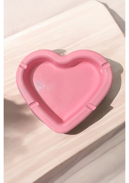 Gözdehobi Kalp Küllük - Beton Parlak Vernikli Sevgi Kalp Küllük fırsatları