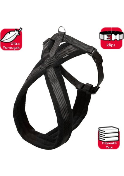 Yumuşak Göğüs Tasma 74-100Cm Siyah