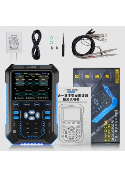 DPOX-180H 180MHZ El Tipi Dijital Fosfor Osiloskop (2'si 1 Arada)