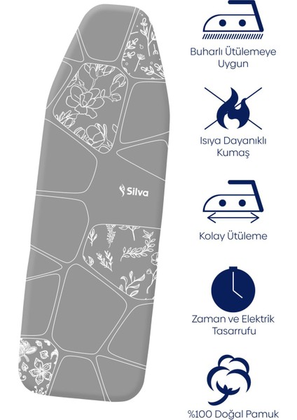 Gri Ütü Masası Kılıfı, Koruyucu ve Şık Tasarım fırsatları