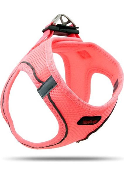 Air-mesh Harness Köpek Göğüs Tasması Neon Pembe