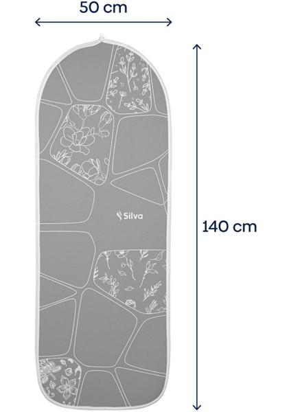 Gri Ütü Masası Kılıfı, Koruyucu ve Şık Tasarım