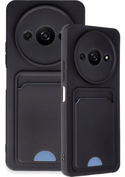 Xiaomi Redmi A3 4g Kılıf Kelvin Kartvizitli Silikon - Siyah Arbkd modelleri