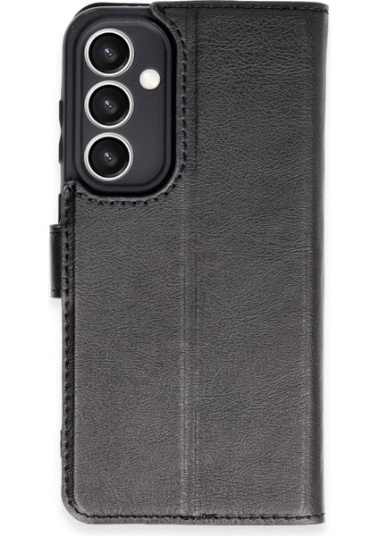 Samsung Galaxy S23 Fe Kılıf Trend S Plus Kapaklı Kılıf - Siyah Arbkd