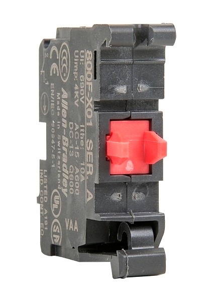 Allen Bradley Kontak Bloğu, 800FM Serisi Ile Kullanım, Kodu: 800F-X01