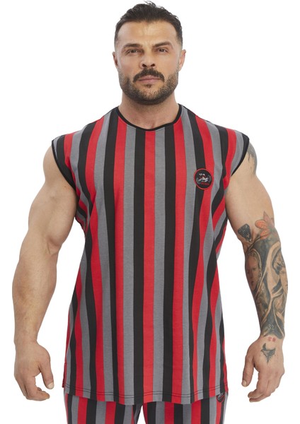 Oversize Kolsuz T-Shirt Fitness Antrenman Üstü Bgsm 2351