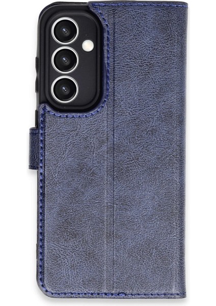 Samsung Galaxy S23 Fe Kılıf Trend S Plus Kapaklı Kılıf - Lacivert Arbkd
