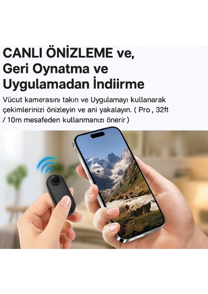 1080P Cep Mini Spor Vücut Kamerası Taşınabilir Kask Vlog Kamera Wifi Kablosuz App Kontrol indirimleri