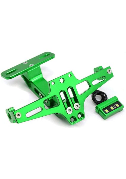 Kpa Ledli Alüminyum Plaka Tutucu Üniversal Model Yeşil