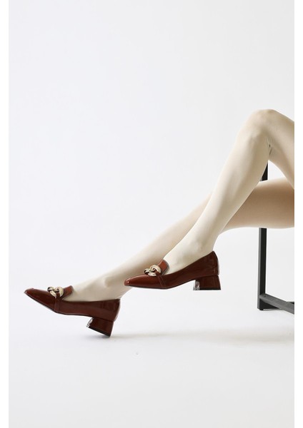 Fenna Bordo Rugan Toka Detaylı Günlük Ayakkabı modelleri