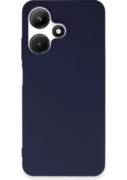Infinix Hot 30I Kılıf First Silikon - Lacivert Arbkd