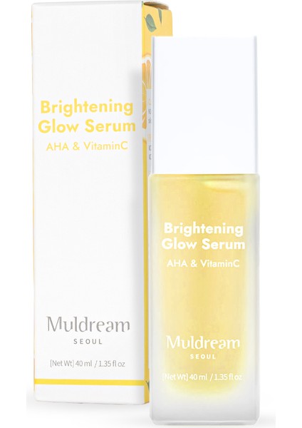 Brightening Glow Serum AHA ve C Vitamin Canlandırıcı Serum Kore 40ml fiyatları