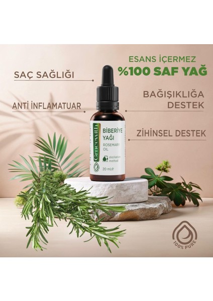 %100 Saf ve Doğal Biberiye Yağı 20 ml fiyatları