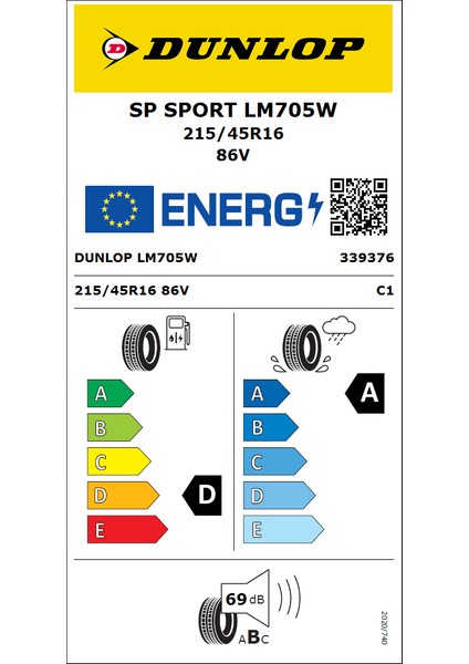 215/45 R16 Tl 86V Sp Sport LM705 (Üretim 2025) modelleri