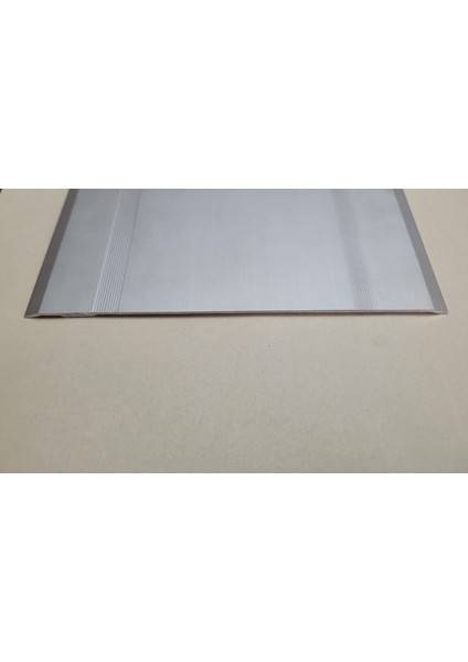 Alüminyum Geniş Eşik PROFILI15 Cm- Parke Zemin Geçi Profili - Mat Gri