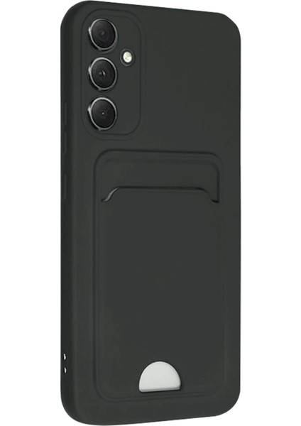 Samsung Galaxy S24 Fe Kılıf Kelvin Kartvizitli Silikon - Siyah Arbkd fiyatları