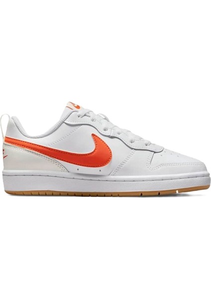 Court Borough Low 2 Gs Leather Unisex Sneaker Hakiki Deri Günlük Spor Ayakkabı Beyaz Turuncu fiyatları