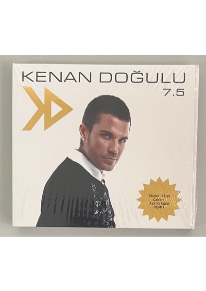Kenan Doğulu 7.5 CD (Jelatinli Sıfır Orijinal Dönem Baskı Cd)