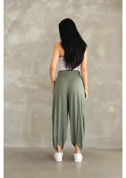 Modal Kumaş Dökümlü Şalvar Pantolon modelleri