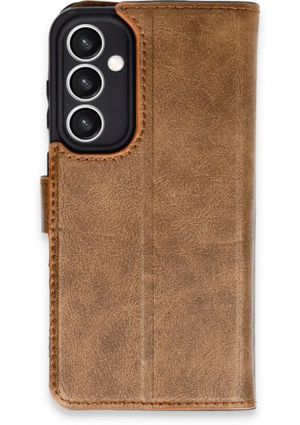 Samsung Galaxy S23 Fe Kılıf Trend S Plus Kapaklı Kılıf - Taba Arbkd