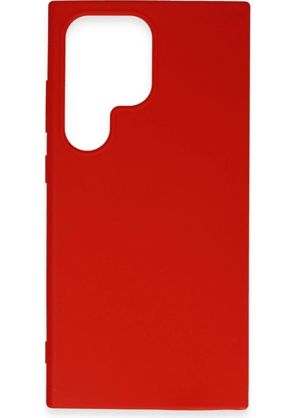 Samsung Galaxy S24 Ultra Kılıf First Silikon - Kırmızı Arbkd fiyatları