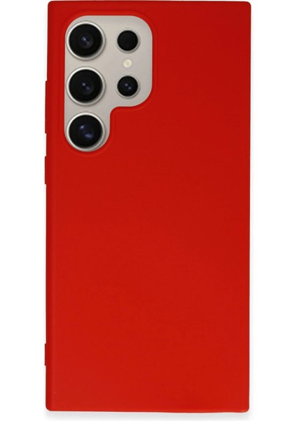 Samsung Galaxy S24 Ultra Kılıf First Silikon - Kırmızı Arbkd modelleri