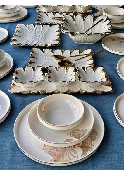 Yemek Takımı Modern Ginkgo 41 Parça 6 Kişilik fiyatları