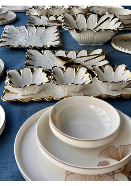 Yemek Takımı Modern Ginkgo 41 Parça 6 Kişilik modelleri
