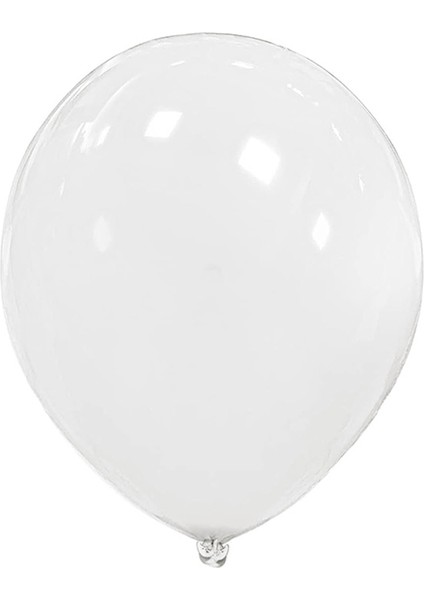 Şeffaf Sade Balon 10'lu 12"