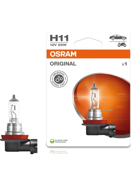 Ampul H11 12V 55W Tek Flaman Far Ve Sis 64211 fiyatları