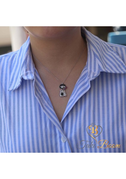 Balık Yemeyi Hayal Eden Kedi Gümüş Kolye fiyatları