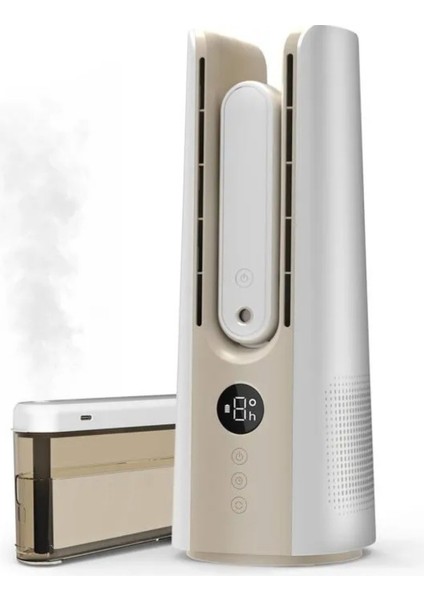 Hepu HP-F28 Type-C Şarjlı Dijital Ekranlı Sessiz Masaüstü Fan Kule Tipi Vantilatör fiyatları