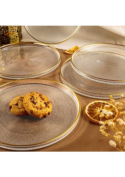 Loren 6 Parça Servis Seti 21 cm Gold Fileli fırsatları