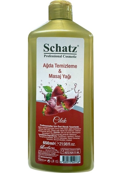 Ağda Yağı Çilek 650 ml