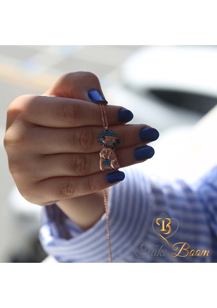 Balık Yemeyi Hayal Eden Kedi Gümüş Kolye