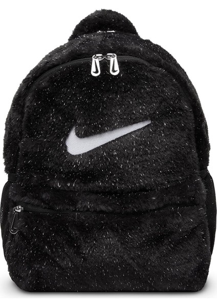 Çanta Sırt Çantası Faux Fur Backpack Sırt Çantası 11 Litre Günlük Kullanıma Uygun Peluş Sırt Çantası