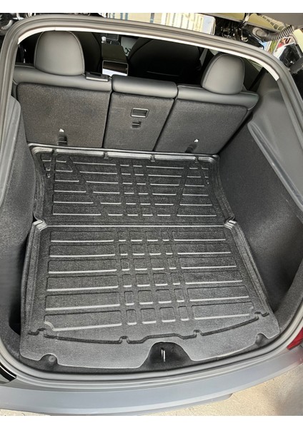 Tesla Model Y Juniper 2025+ Uyumlu Lıner Araca Özel 3D Bagaj Havuzu - Model Y Juniper 2025+ indirimleri