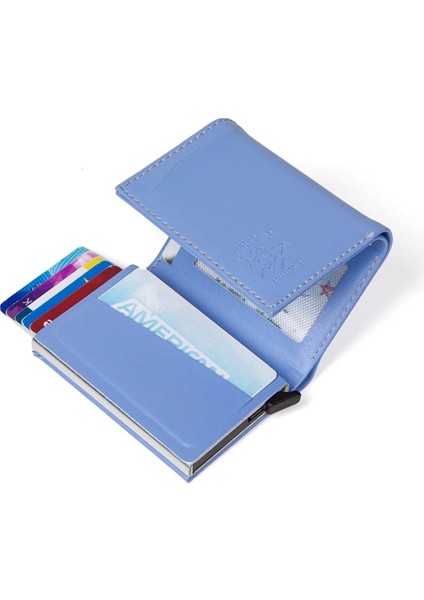 Erkek Mekanizmalı Kartlık ve Cüzdan NEW145 - Bebek Mavisi indirimleri