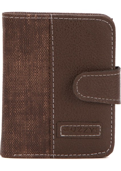 Kot Kumaş Bozuk ve Kağıt Para Kartlık ve Cüzdan NEW134 - Kahverengi indirimleri