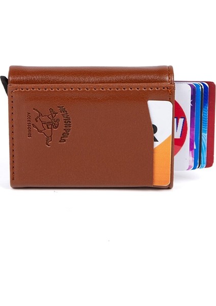 Erkek Mekanizmalı Kartlık ve Cüzdan NEW145 - Taba modelleri
