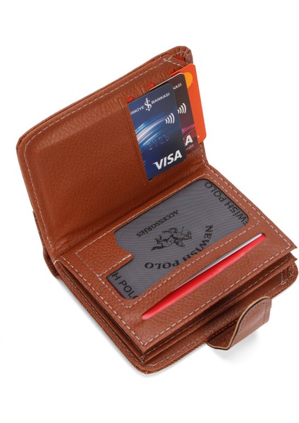 Kot Kumaş Bozuk ve Kağıt Para Kartlık ve Cüzdan NEW134 - Taba fiyatları