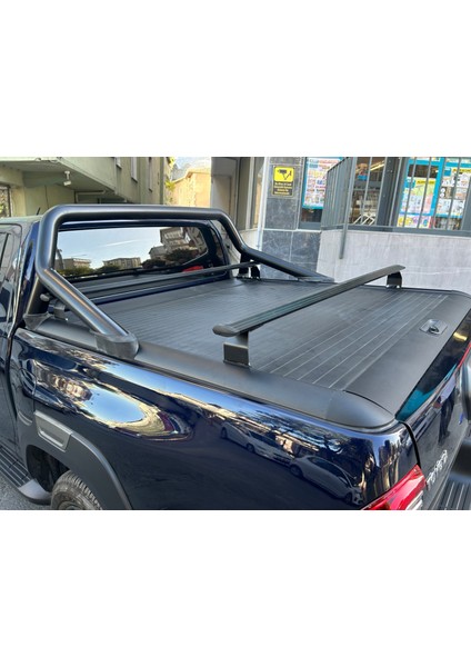 Toyota Hilux (2015-2025) Kasa Üstü Bed Rack Taşıyıcı Bar – Gri modelleri