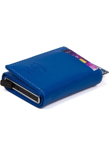 Erkek Mekanizmalı Kartlık ve Cüzdan NEW145 - Mavi fiyatları