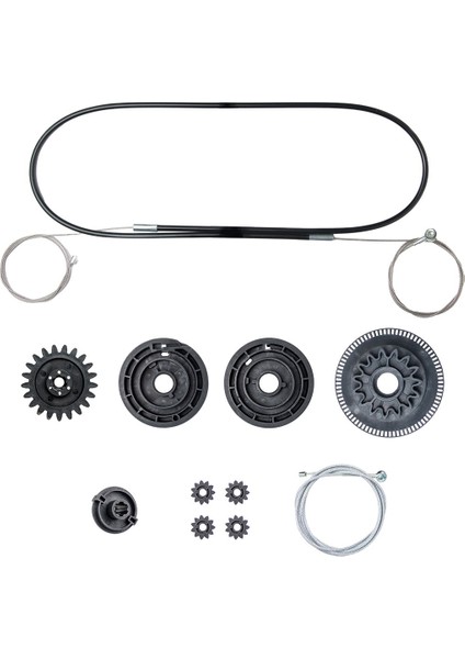 Mercedes Vito W639 için Sol Yan Sürgülü Orta Kapı Tamir Seti